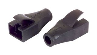 L-COM MPC45D50-BLK 连接器配件, 黑色, 无钉卡护套, L-Com TDS8PC5 和 TDS8PC6 系列屏蔽 RJ45 插头, 8 路, LSZH (低烟无卤), MPC45D50 Series