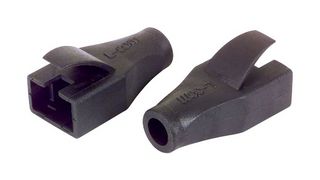 L-COM MPC45D65-BLK 连接器配件, 黑色, 无钉卡护套, L-Com TDS8PC5 和 TDS8PC6 系列屏蔽 RJ45 插头, 8 路, LSZH (低烟无卤), MPC45D65 Series