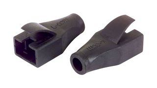 L-COM MPC45D70-BLK 连接器配件, 黑色, 无钉卡护套, L-Com TDS8PC5 和 TDS8PC6 系列屏蔽 RJ45 插头, 8 路, LSZH (低烟无卤), MPC45D70-