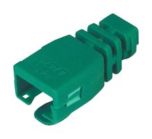 L-COM TDS8CVR-GN Connector Accessory, Strain Relief Boot, L-Com TDS8 Series RJ45 Plugs, PP (Polypropylene)