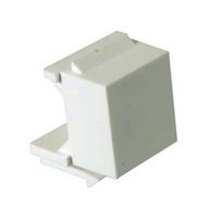 L-COM MJSCVR-WT 连接器配件, Keystone空白插件, 模制耦合器