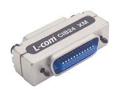 L-COM CIB24XM 连接器适配器, IEEE-488 GPIB, 24 路, 插座, IEEE-488 GPIB, 24 路, 插头