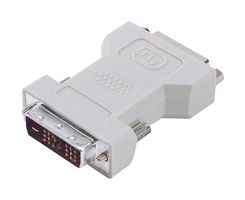 L-COM DMB603MF 连接器适配器, DVI-D, 24 路, 插头, DVI-I, 24 路, 插座