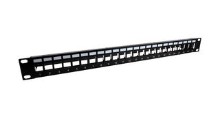 L-COM PR175-24SKS-CM 配线架, 接线板, 24 端口, 1机架单元