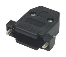 L-COM SDC25B 连接器后壳, D Sub, 黑色, DB, 180°, 塑料主体