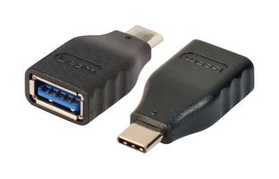 L-COM UAD041MF USB适配器, USB C 插头, USB A 插座, USB 3.1