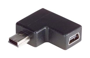 L-COM UAD2.0MB5-2 USB Adapter, Mini USB Type B5 Plug, Mini USB Type B5 Receptacle