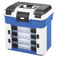 MULTICOMP PRO MP012224 Tool Case, w/Drawer, 420mm W x 303mm D x 400mm H, Polypropylene, 1 Top Organizer, 4 Bottom Boxes