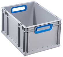 ALLIT 456730 欧式容器,300 mm长 x 400 mm宽 x 220 mm高,蓝色,灰色