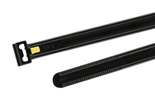 HELLERMANNTYTON 121-74360 KR8/43-PA66HS-BK