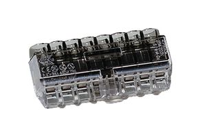HELLERMANNTYTON 148-90041 HCPM-8-PC-BK/CL 导线接片, HelaCon Plus Mini Series, 推入式, 22 AWG, 12 AWG, 2.5 mm², 线缆对接头
