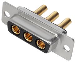 MH CONNECTORS MHCDS3W3S2 连接器, 组合式D-SUB, MHCD Series, DA-3W3, 插座, 3 触点, 3电源, 焊接杯