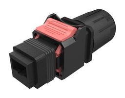 AMPHENOL COMMUNICATIONS SOLUTIONS NDHR100 模块连接器, RJ45 插头, 1 x 1 (端口), 8P8C, Cat5e, IP67, 面板安装