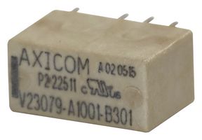 AXICOM - TE CONNECTIVITY V23079A1001B301 信号继电器, 5 VDC, DPDT, 2 A, P2/V23079 Series, 通孔安装, 非闭锁