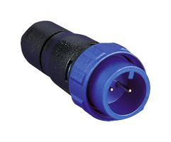 BULGIN LIMITED PX0410/02S/5055 Circular Connector, Circular Power Connector, Buccaneer 400 Series, Cable Mount Plug, 2 Contacts