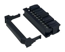 MULTICOMP PRO MP012251 IDC连接器, IDC插座, 母, 2.54 mm, 2排, 20 触点, 电缆安装
