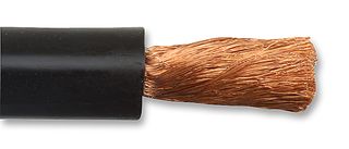 STAUBLI 61.7615-21 线缆, 绞合, Silistrom® Hi Flex, 1.5kV, 130A, 硅橡胶, 黑色, 4 AWG, 6496 x 0.07mm, 32 ft