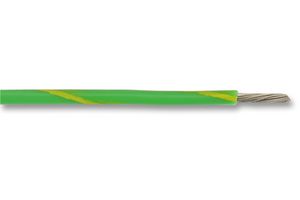 BRAND REX SPC00445A184 25M 线缆, PTFE(聚四氟乙烯), 黄色, 绿色, 20 AWG, 19 x 0.2mm, 82 ft