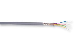 MULTICOMP PRO MP002289 多芯电缆, 7-1-4C, 屏蔽, 4 芯, 30 AWG, 0.1 mm², 328.08 ft, 100 m