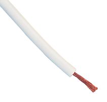 STAUBLI 61.7607-29 5M 线缆, 绞合, Silivolt® 1V 超柔性, 硅橡胶, 白色, 17 AWG, 512 x 0.05mm, 16 ft