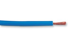 STAUBLI 60.7030-23 5M Wire, Stranded, Flexivolt® 2V, Hi Flex, PVC, Blue, 17 AWG, 258 x 0.07mm, 16 ft
