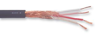 DELTRON COMPONENTS 441-0100-10-01 多芯电缆, GAC-4/1 Star 四路, 屏蔽, 4 芯, 0.19 mm², 32 ft, 10 m