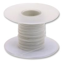 MULTICOMP PRO 500-30W 线缆, 实心, 绕包电缆, PVDF(聚偏二氟乙烯), 白色, 30 AWG, 实心, 1640 ft