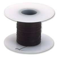 MULTICOMP PRO 100-26BK 线缆, 实心, 绕包电缆, PVDF(聚偏二氟乙烯), 黑色, 26 AWG, 实心, 328 ft