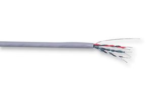 BELDEN 9502 多对电缆, 计算机 EIA RS232, 每米, 屏蔽, 2对, 24 AWG, 0.2 mm²