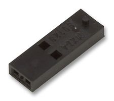 MOLEX 90123-0102 连接器外壳, 黑色, C-Grid III系列, 插座, 2 路, 2.54 mm, Molex C-Grid III 90119系列公母压接端子