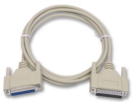 VIDEK 1065 Computer Cable, X-Over Print, D Sub Mini Plug, D Sub Mini Socket, 6.56ft, 2m, White