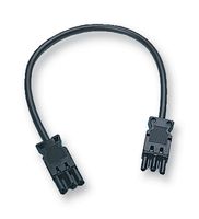 WIELAND ELECTRIC 94.732.2000.1 主电源线, DB2000插头至DB2000插座, 2 m, 250 VAC, 黑色