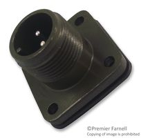 AMPHENOL AEROSPACE MS3102A-18-1P 圆形连接器, MIL-DTL-5015 系列, MS3102 Series, 盒式安装插座, 10 触点, 焊接引脚, 螺纹