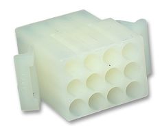 MOLEX 03-09-1121 连接器外壳, 预弯曲安装耳, Standard .093" 1360, 插座, 12 路, 5.03 mm