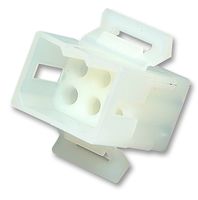 MOLEX 03-09-2061 Connector Housing, Dual Row, Standard Mounting Ears, Friction Lock Ramps, Standard .093" 1261, Plug