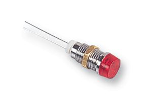 ARCOLECTRIC / BULGIN LIMITED W104100LAA 发光二极管指示器 面板安装, 红色, 2 VDC, 6.3 mm, 20 mA, 无评级