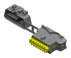 APTIV / DELPHI 13800155 Automotive Connector Housing, SICMA On-Board Diagnostic Series, Receptacle, 16 Ways