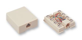TUK JSP Modular Connector, RJ45 Jack, 1 x 1 (Port), 8P8C, Panel Mount