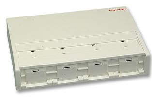 MOLEX SID-00029-02 Modular Connector, Connection Box - RJ45, 1 x 4 (Ganged), 8P8C, Cat5e