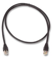 VIDEK 1962-10BK 以太网电缆, 连接线, CAT5E, RJ45 公至RJ45, 公, 黑色, 10M