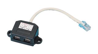 VIDEK 4264 以太网电缆, 连接线, CAT5E, RJ45 公至RJ45, 公, 白色, 150M