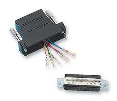 MH CONNECTORS MHDA25-PMJ8-K Connector Adapter, D Sub, 25 Ways, Plug, RJ45, 8 Ways, Receptacle