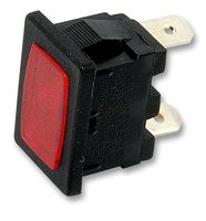 ARCOLECTRIC / BULGIN LIMITED H8630FBNAL 氖指示灯, 平齐, 250 V, 快速连接, 红色, 矩形
