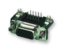 AMP - TE CONNECTIVITY 2311763-1 D-Sub 连接器, HD15, 高密度, 插座, AMPLIMITE, 15 触点, DE, 焊接