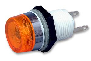 ARCOLECTRIC / BULGIN LIMITED T0063AOFAB 指示器透镜, 琥珀黄, 圆形带平顶, 灯架