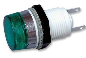 ARCOLECTRIC / BULGIN LIMITED T0063AOFAD 灯座, 0063系列, 绿色, 小型 法兰安装