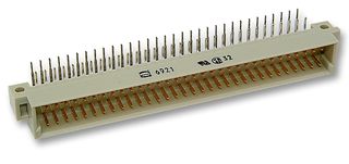 HARTING 09 03 696 6921 连接器, DIN 41612, Type C, 96 触点, 插头, 2.54 mm, 3排, a + b + c