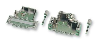 HARTING 09 67 025 0573.. D Sub Backshell, Metallised, DB, 90°, Thermoplastic Body
