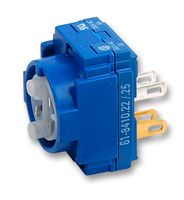 EAO 61-8410.22 触点块, 1常开, 5A, 250V, 1路, 61系列, 快速连接, 焊接