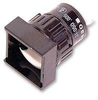 EAO 31-050.005 Incandescent Lamp, Plastic, 18mm x 18mm, Midget Groove / S5.7s, 16 mm, 5 A, 48 V, Square, 31 Series